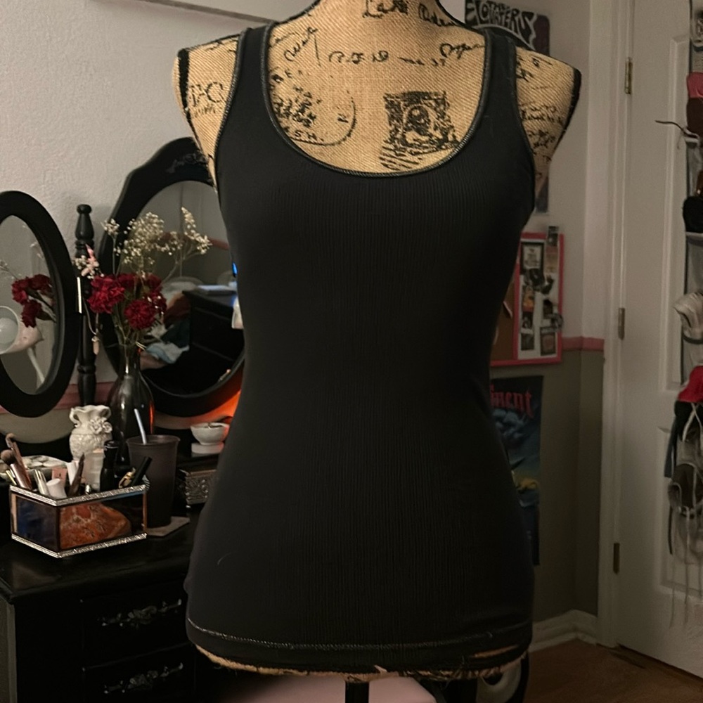 Express black tank top .